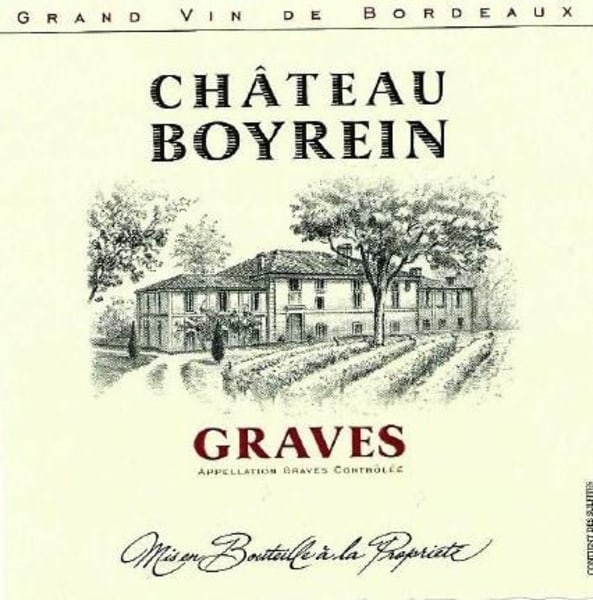 Rượu vang đỏ Jean Medeville & Fils Graves Chateau Boyrei 2011