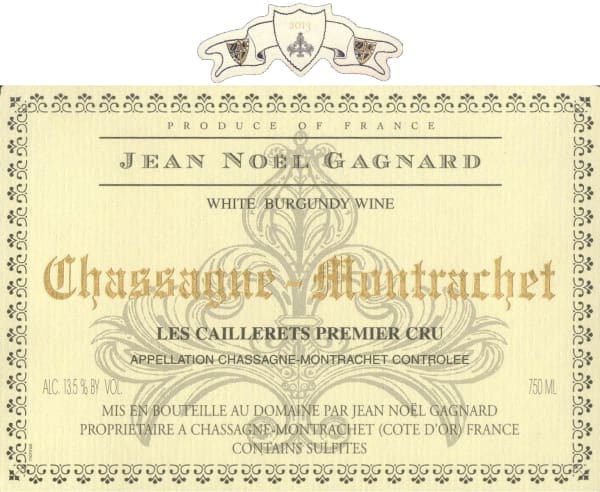 Rượu vang trằng Jean-Noel Gagnard Chassagne-Montrachet Les Caillerets Premier Cru 2013