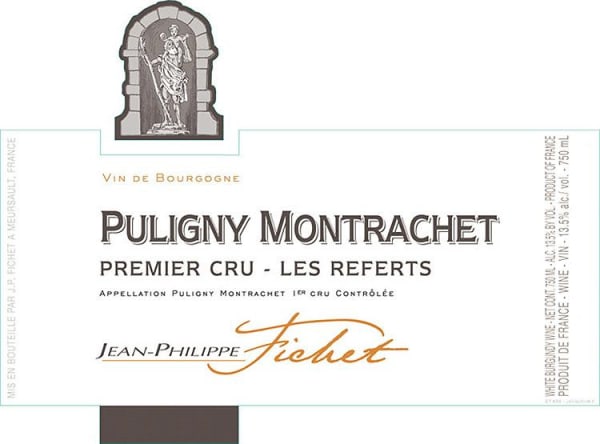 Rượu vang trằng Jean-Philippe Fichet Puligny Montrachet Les Referts Premier Cru 2008
