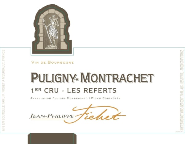 Rượu vang trằng Jean-Philippe Fichet Puligny-Montrachet Les Referts Premier Cru 2019