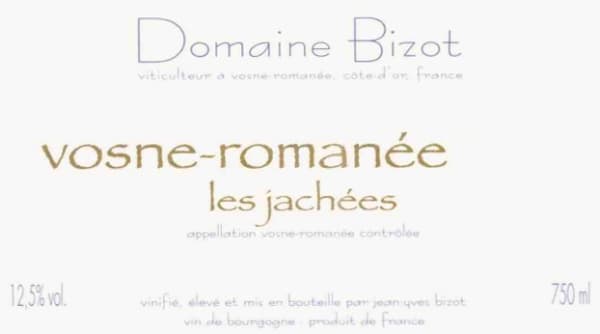Rượu vang đỏ Jean-Yves Bizot Vosne-Romanee les Jachees 2006