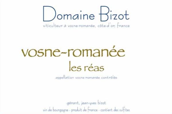 Rượu vang đỏ Jean-Yves Bizot Vosne-Romanee Les Reas 2014