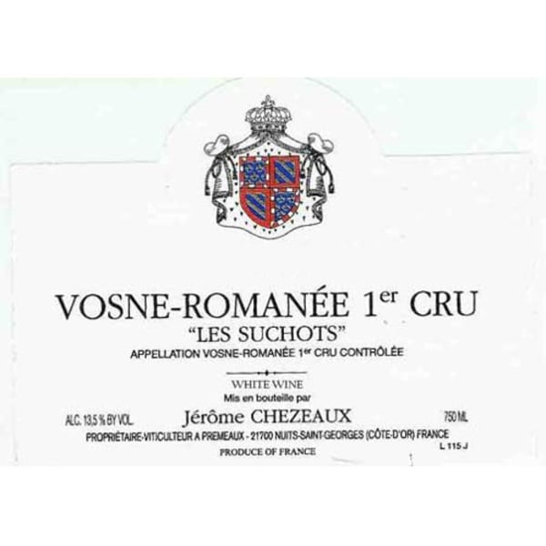 Rượu vang đỏ Jerome Chezeaux Vosne-Romanee Premier Cru Les Suchots(chai Magnum 1,5 lít) 2011