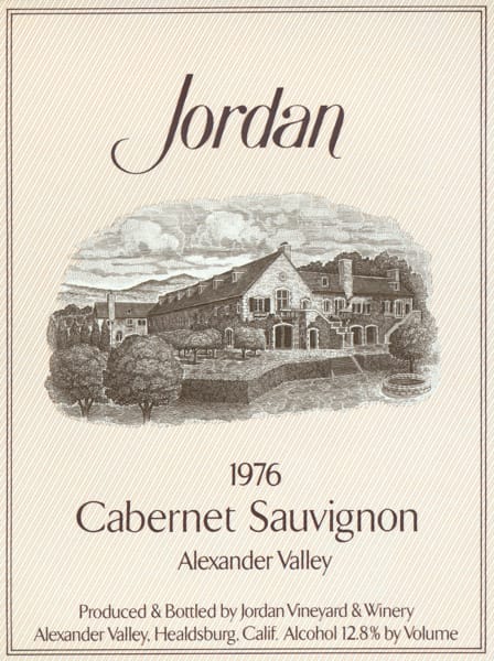 Rượu vang đỏ Jordan Cabernet Sauvignon 1976