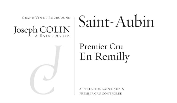 Rượu vang trằng Joseph Colin St-Aubin En Remilly Premier Cru 2021