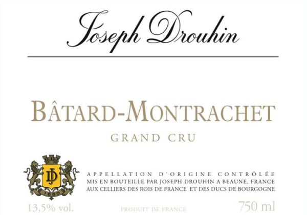 Rượu vang trằng Joseph Drouhin Batard Montrachet Grand Cru 2009
