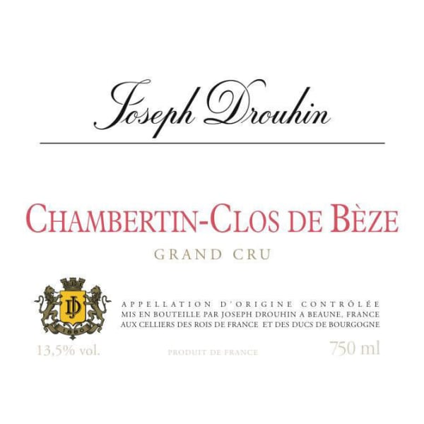 Rượu vang đỏ Joseph Drouhin Chambertin-Clos de Beze Grand Cru 2015