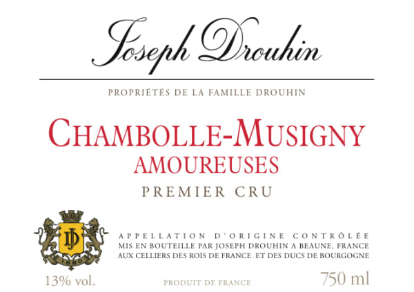 Rượu vang đỏ Joseph Drouhin Chambolle-Musigny Amoureuses Premier Cru 2018
