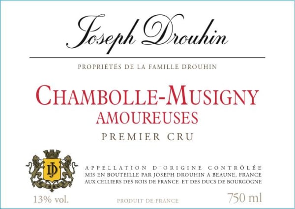Rượu vang đỏ Joseph Drouhin Chambolle-Musigny Amoureuses Premier Cru 2021