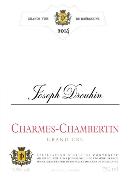 Rượu vang đỏ Joseph Drouhin Charmes Chambertin 2014