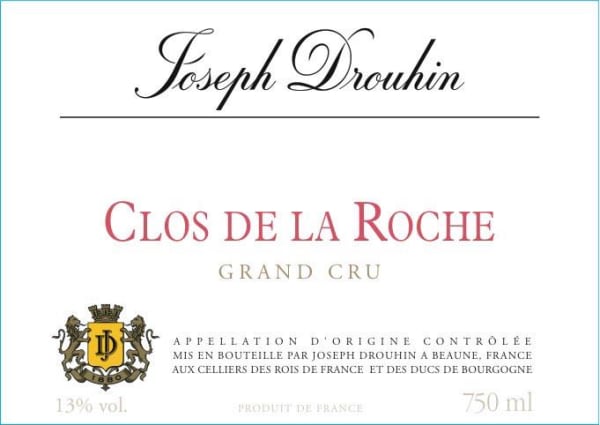 Rượu vang đỏ Joseph Drouhin Clos de la Roche Grand Cru 2012