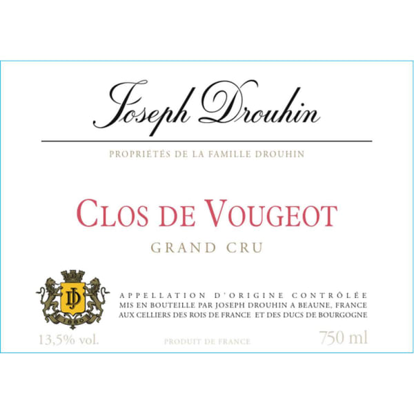 Rượu vang đỏ Joseph Drouhin Clos de Vougeot 2015