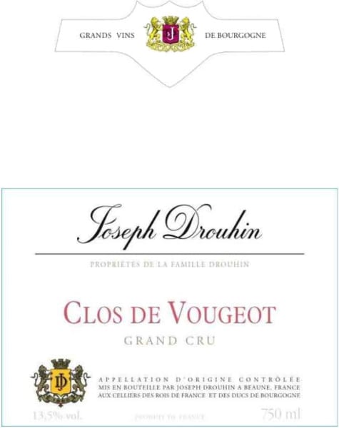 Rượu vang đỏ Joseph Drouhin Clos de Vougeot Grand Cru 2012