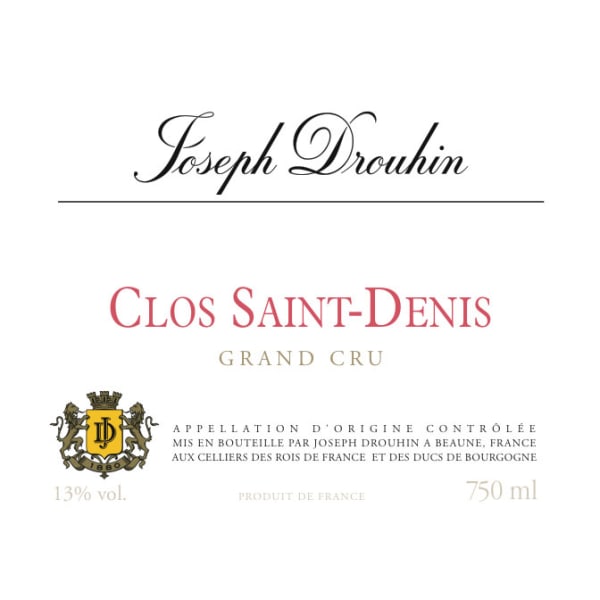 Rượu vang đỏ Joseph Drouhin Clos Saint-Denis Grand Cru 2012