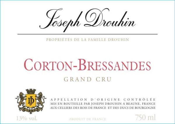 Rượu vang đỏ Joseph Drouhin Corton Bressandes Grand Cru 1998