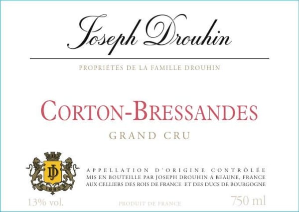 Rượu vang đỏ Joseph Drouhin Corton Bressandes Grand Cru 2015
