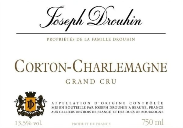 Rượu vang trằng Joseph Drouhin Corton Charlemagne Grand Cru 2013