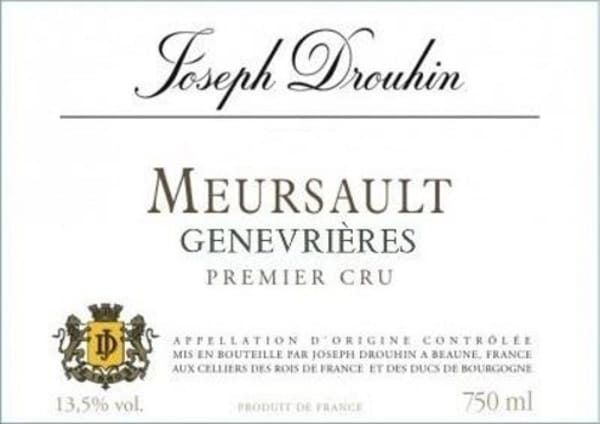 Rượu vang trằng Joseph Drouhin Meursault Genevrieres Premier Cru 2014