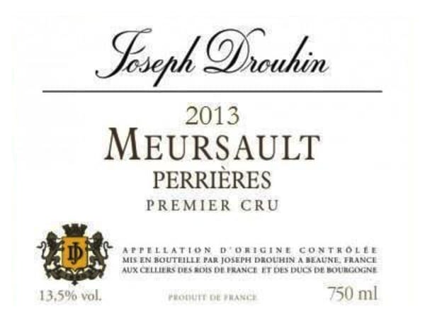 Rượu vang trằng Joseph Drouhin Meursault Perrieres 2013