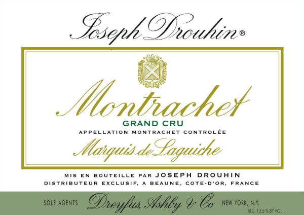 Rượu vang trằng Joseph Drouhin Montrachet Marquis de Laguiche 2013