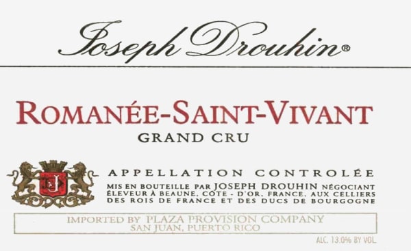 Rượu vang đỏ Joseph Drouhin Romanee-Saint-Vivant Grand Cru 1998