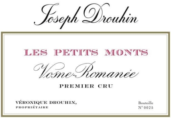 Rượu vang đỏ Joseph Drouhin Vosne-Romanee Petit Monts 2008