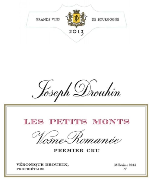 Rượu vang đỏ Joseph Drouhin Vosne-Romanee Petit Monts 2013