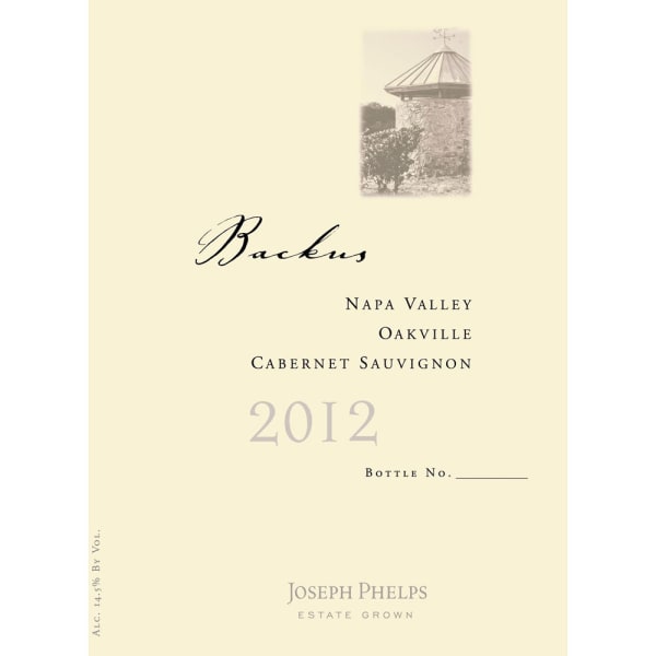 Rượu vang đỏ Joseph Phelps Backus Vineyard Cabernet Sauvignon 2012