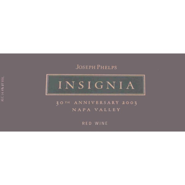 Rượu vang đỏ Joseph Phelps Insignia (3 Liter- autographed) 2003