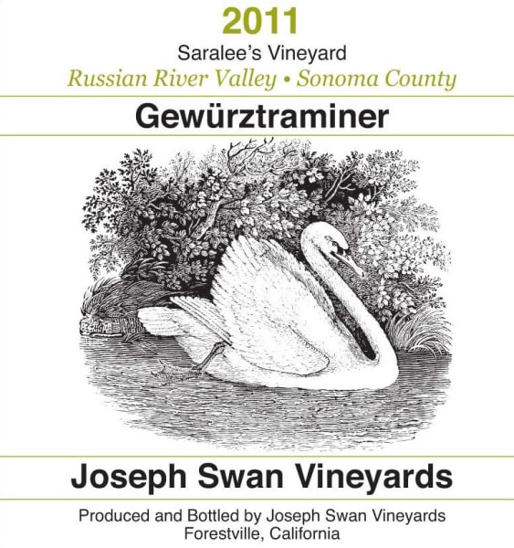 Rượu vang trằng Joseph Swan Saralee's Vineyard Gewurztraminer 2011