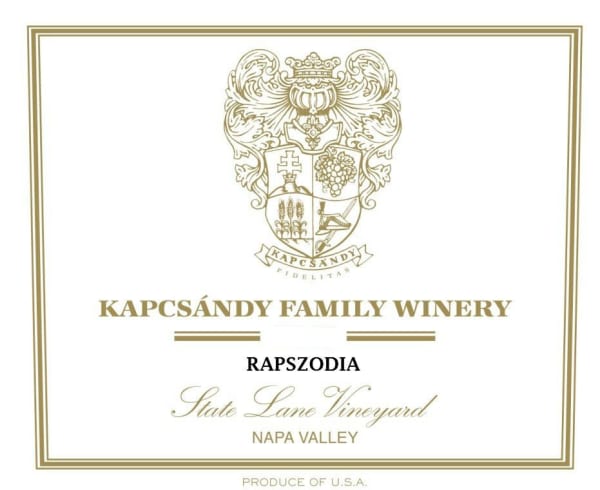 Rượu vang đỏ Kapcsandy Family Winery Rapszodia 2011