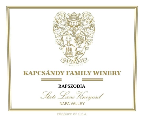 Rượu vang đỏ Kapcsandy Family Winery Rapszodia 2013