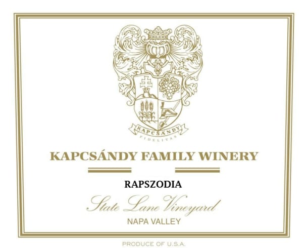 Rượu vang đỏ Kapcsandy Family Winery Rapszodia 2015