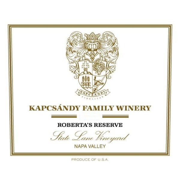 Rượu vang đỏ Kapcsandy Family Winery State Lane Vineyard Roberta's Reserve (1.5 Liter) 2011