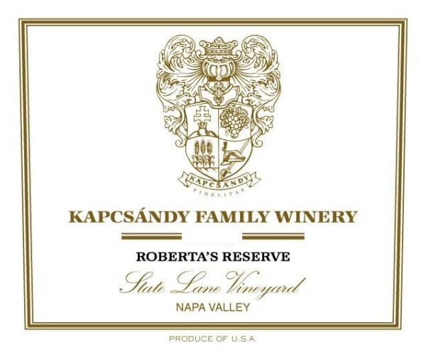 Rượu vang đỏ Kapcsandy Family Winery State Lane Vineyard Roberta's Reserve 2013