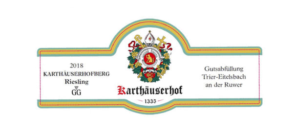 Rượu vang trằng Karthauserhof Karthauserhofberg Riesling Grosses Gewachs 2018