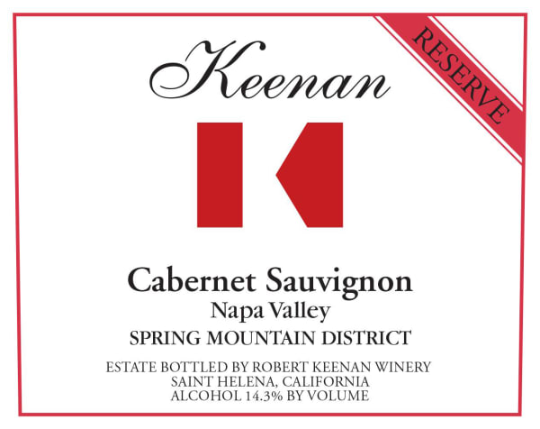 Rượu vang đỏ Keenan Reserve Cabernet Sauvignon (chai Magnum 1,5 lít) 2009