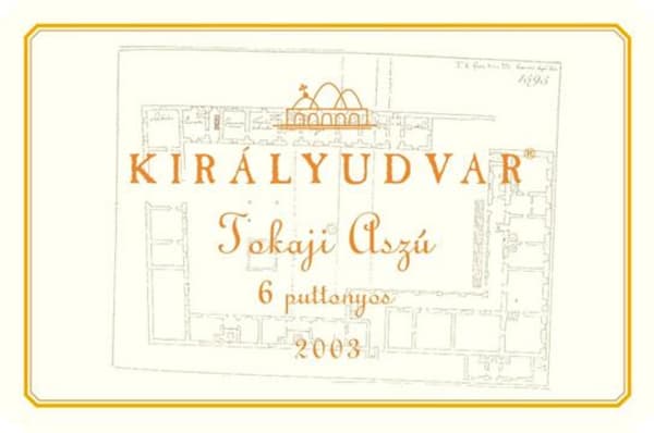 Rượu vang trằng Kiralyudvar Tokaji Aszu 6 Puttonyos 2003