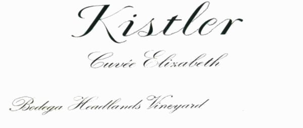 Rượu vang đỏ Kistler Vineyards Bodega Headlands Vineyard Cuvee Elisabeth Pinot Noir 2006