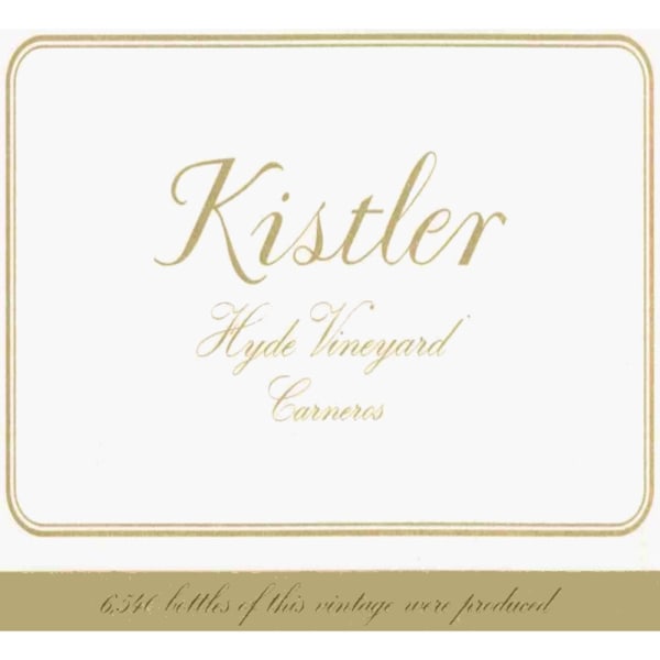 Rượu vang trằng Kistler Vineyards Hyde Vineyard Chardonnay (slightly torn label) 2006