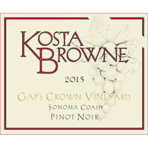 Rượu vang đỏ Kosta Browne  Gap's Crown Vineyard Pinot Noir(chai Magnum 1,5 lít) 2015