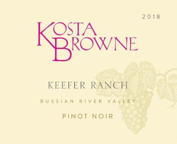 Rượu vang đỏ Kosta Browne Keefer Ranch Vineyard Pinot Noir (chai Magnum 1,5 lít) 2018
