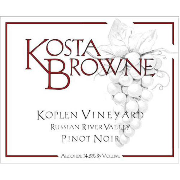 Rượu vang đỏ Kosta Browne Koplen Vineyard Pinot Noir 2004