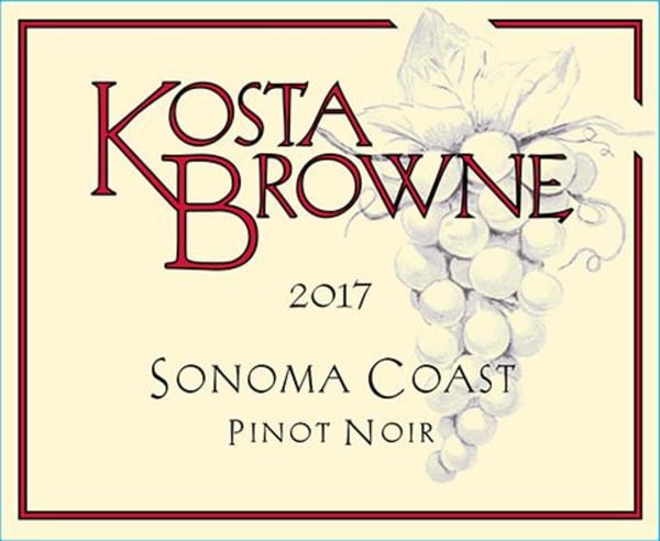 Rượu vang đỏ Kosta Browne Sonoma Coast Pinot Noir (chai Magnum 1,5 lít) 2017