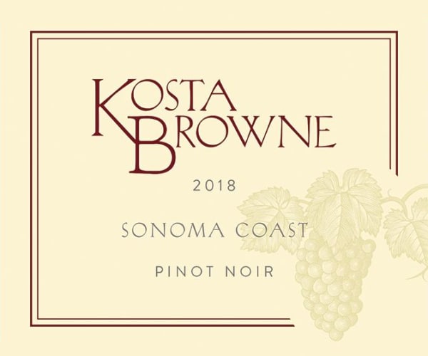 Rượu vang đỏ Kosta Browne Sonoma Coast Pinot Noir (chai Magnum 1,5 lít) 2018