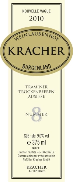 Rượu vang trằng Kracher Traminer Trockenbeerenauslese Kollektion 2010