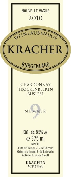 Rượu vang trằng Kracher Trockenbeerenauslese Kollektion Chardonnay 2010