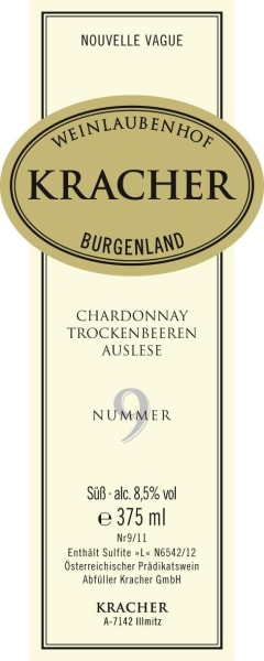Rượu vang trằng Kracher Trockenbeerenauslese Kollektion Chardonnay 2011