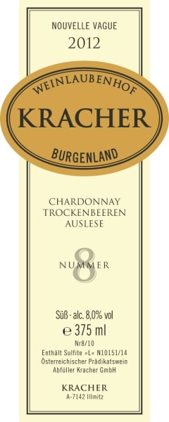 Rượu vang trằng Kracher Trockenbeerenauslese Kollektion Chardonnay 2012