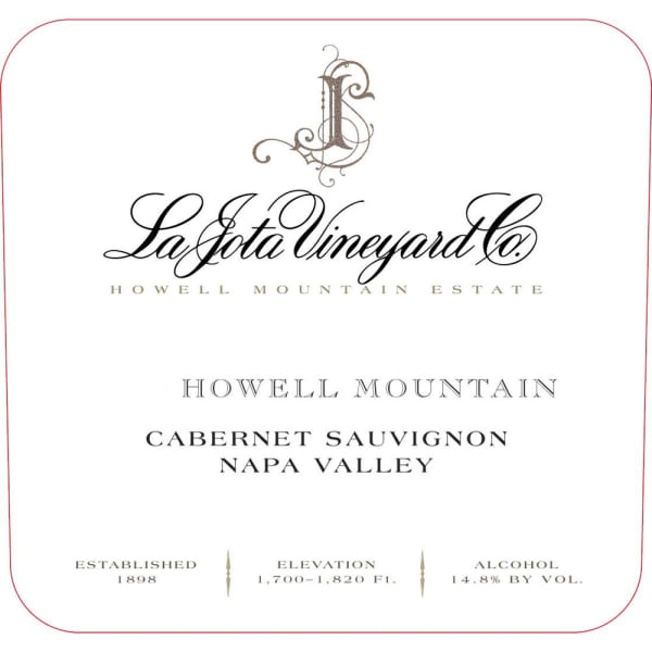 Rượu vang đỏ La Jota Howell Mountain Cabernet Sauvignon (chai 3 lít) 1997